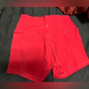 Ryderwear shorts red size small EUC